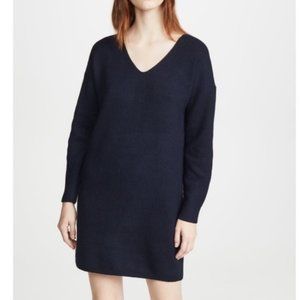 Madewell Relaxed V-Neck Ribbed NWT Sweater Dress